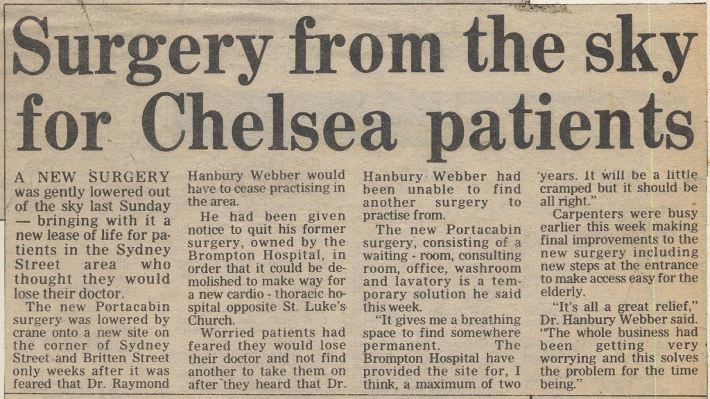 19810508 DR RAYMOND HANBURY-WEBBER PORTACABIN CN.jpg